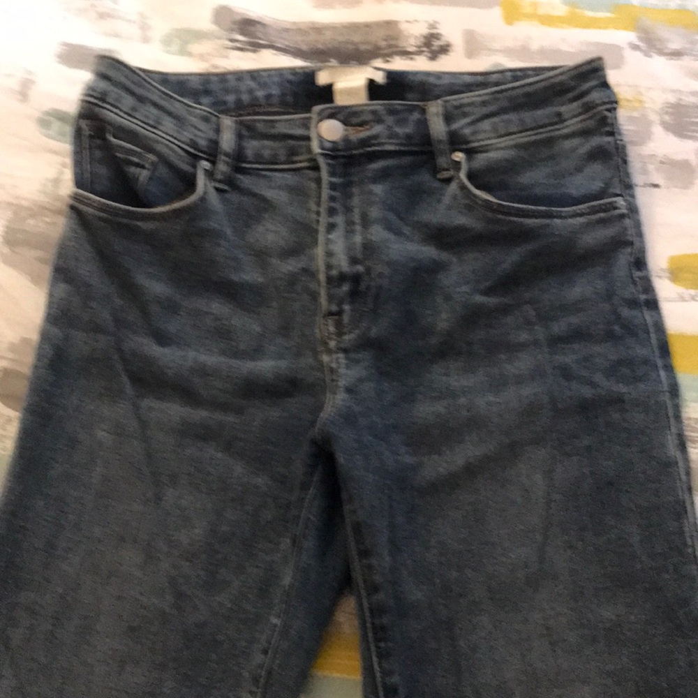 H&M skinny leg stretch jeans, size US 8